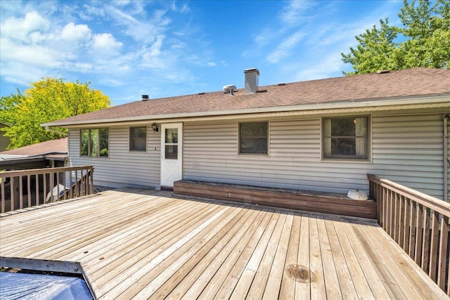 1264 N Kennedy Dr, Streamwood, IL 60107 - view of wooden deck