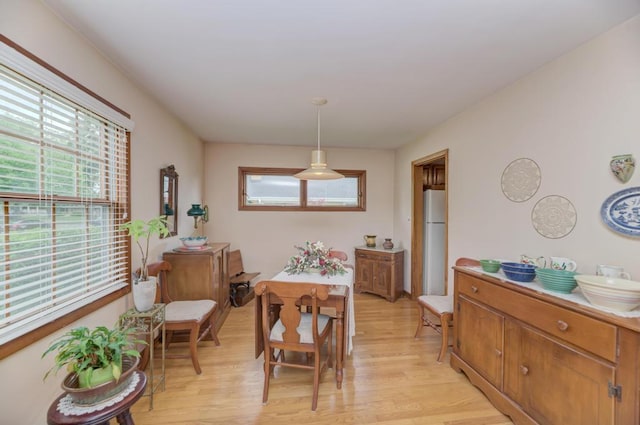 1408 E Evergreen St, Wheaton, IL 60187 - dining area featuring light wood-style flooring