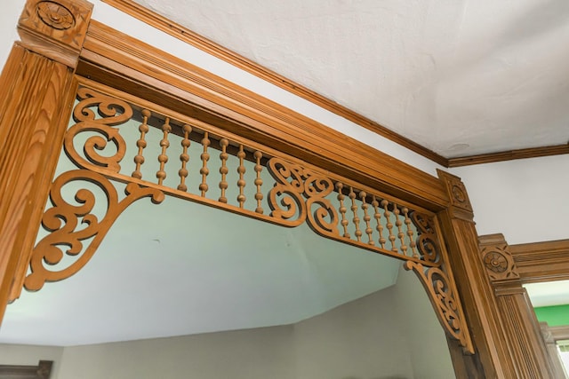 706 Washington Ave, Dixon, IL 61021 - staircase with ornamental molding
