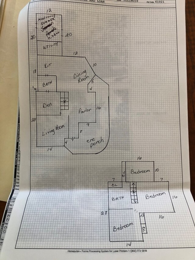 706 Washington Ave, Dixon, IL 61021 - room layout