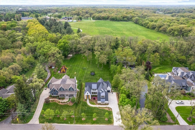 2S384 Madison St, Wheaton, IL 60189 - drone / aerial view of a forest