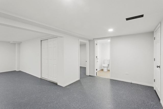 6956 Seward St, Niles, IL 60714 - finished basement with baseboards and recessed lighting
