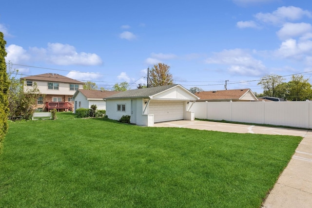 6956 Seward St, Niles, IL 60714 - view of yard with a detached garage