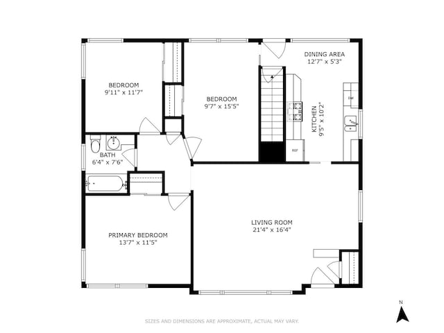 6956 Seward St, Niles, IL 60714 - home floor plan