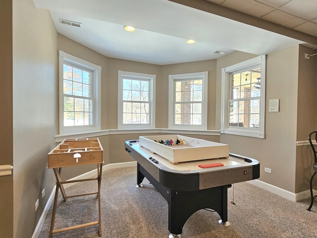 242 Hampshire Ct, New Lenox, IL 60451 - playroom featuring carpet floors and baseboards