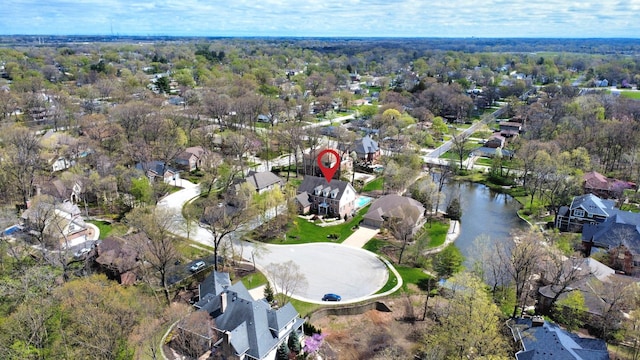 242 Hampshire Ct, New Lenox, IL 60451 - view of property location with nearby suburban area and a nearby body of water