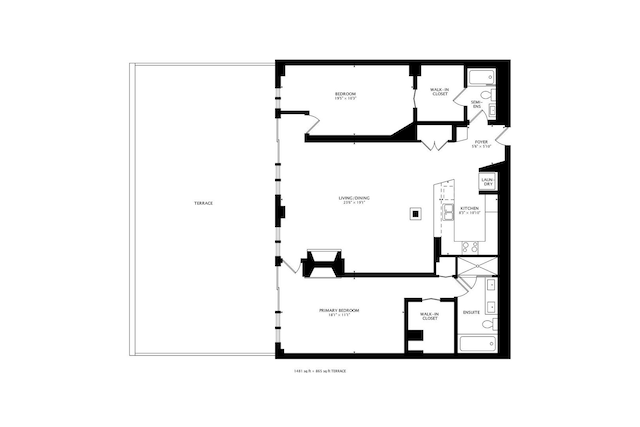 333 W Hubbard St Unit 704, Chicago, IL 60654 - floor plan / room layout