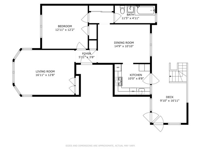 6205 N Oakley St Unit 3, Chicago, IL 60659 - room layout