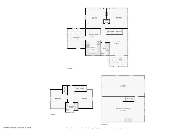 28549 W High Rd, Ingleside, IL 60041 - floor plan / room layout