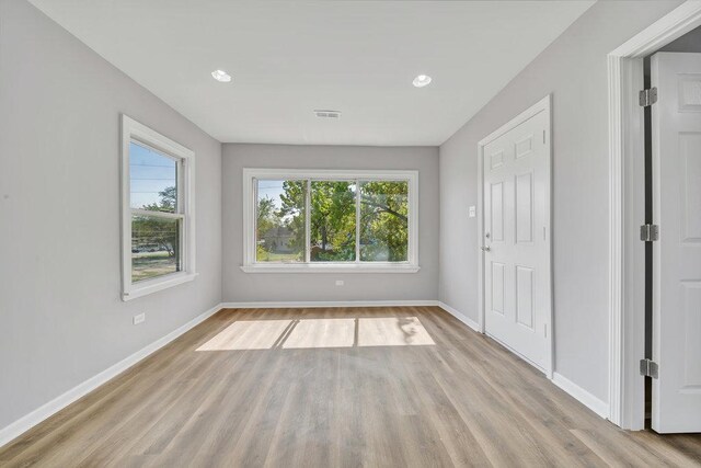 14631 Vincennes Rd, Harvey, IL 60426 - entrance foyer featuring plenty of natural light, baseboards, wood finished floors, and recessed lighting