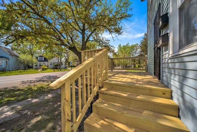 14631 Vincennes Rd, Harvey, IL 60426 - view of wooden deck