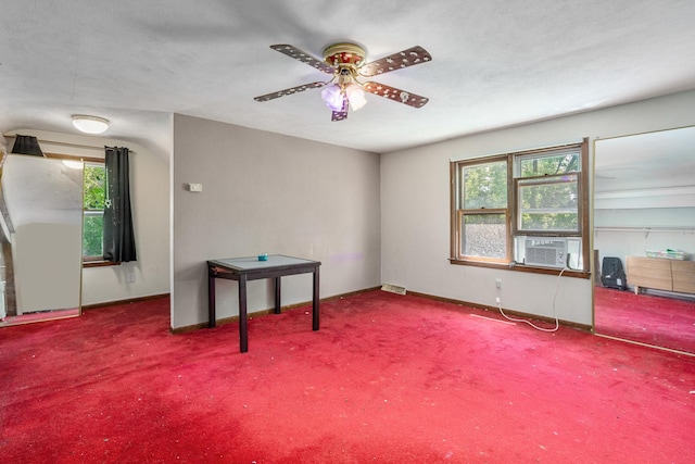 22614 S Joseph Ave, Channahon, IL 60410 - empty room with healthy amount of natural light, carpet, and ceiling fan