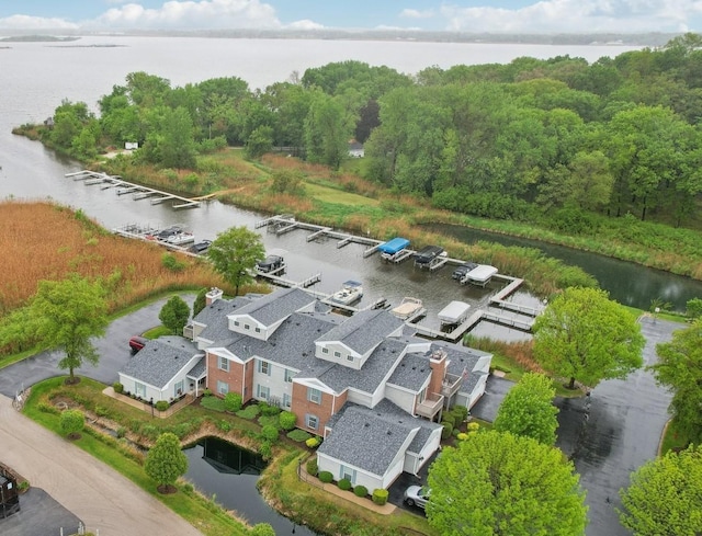 8421 Canary Grass Ln Unit 8421, Fox Lake, IL 60020 - bird's eye view of a large body of water
