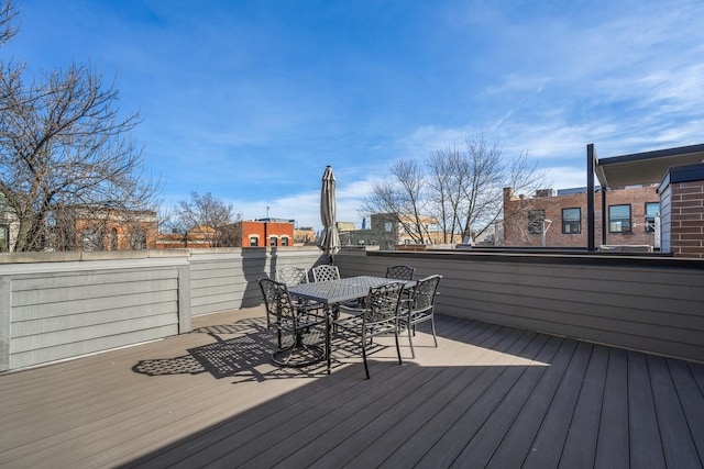 1616 N Winchester Ave, Chicago, IL 60622 - wooden terrace featuring outdoor dining area