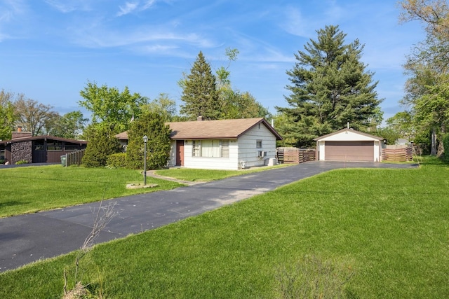6131 S Brainard Ave, Countryside, IL 60525 - view of front facade with a garage and an outdoor structure