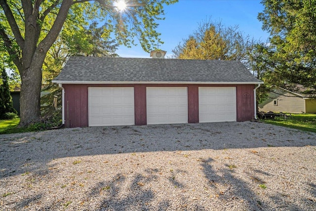 475 E Clay St, El Paso, IL 61738 - view of detached garage