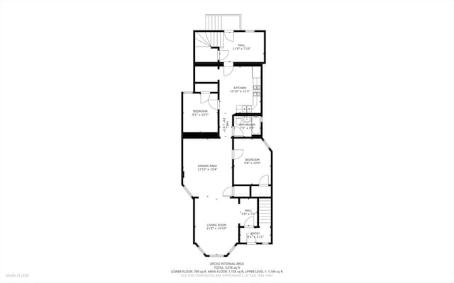 1238 S Harding Ave, Chicago, IL 60623 - floor plan / room layout