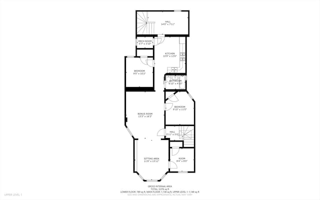 1238 S Harding Ave, Chicago, IL 60623 - property floor plan