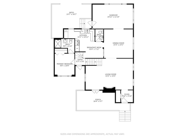 1009 S Delphia Ave, Park Ridge, IL 60068 - room layout