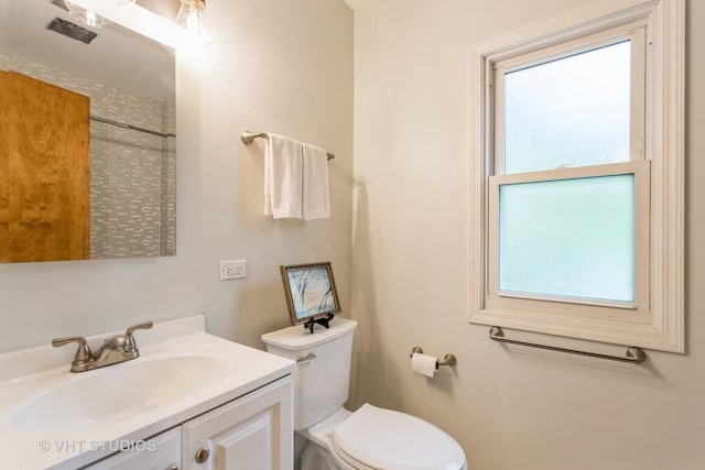 496 Longcommon Rd, Riverside, IL 60546 - full bath featuring toilet, vanity, and a shower