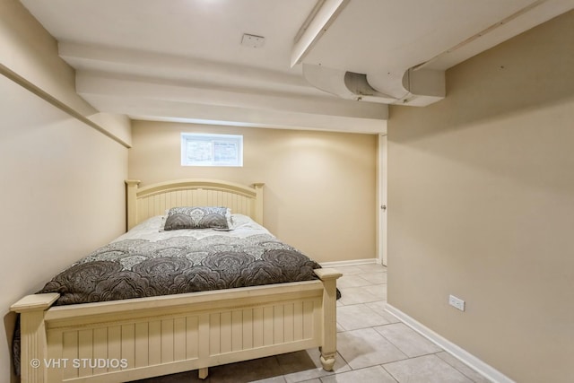 496 Longcommon Rd, Riverside, IL 60546 - bedroom featuring tile patterned floors and baseboards
