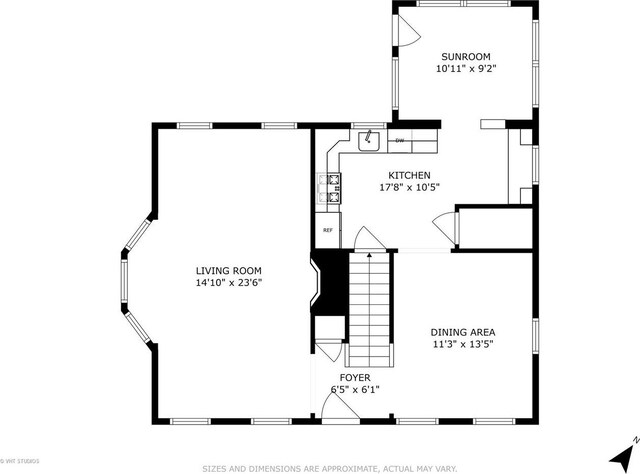 496 Longcommon Rd, Riverside, IL 60546 - floor plan / room layout