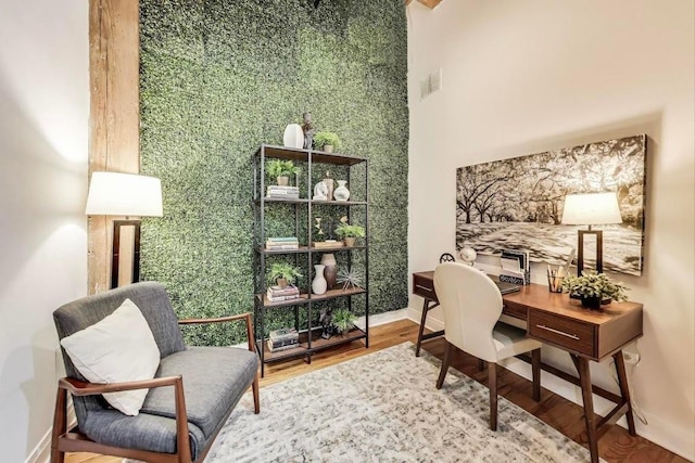 770 W Gladys Ave Unit 204, Chicago, IL 60661 - home office featuring wood finished floors and baseboards