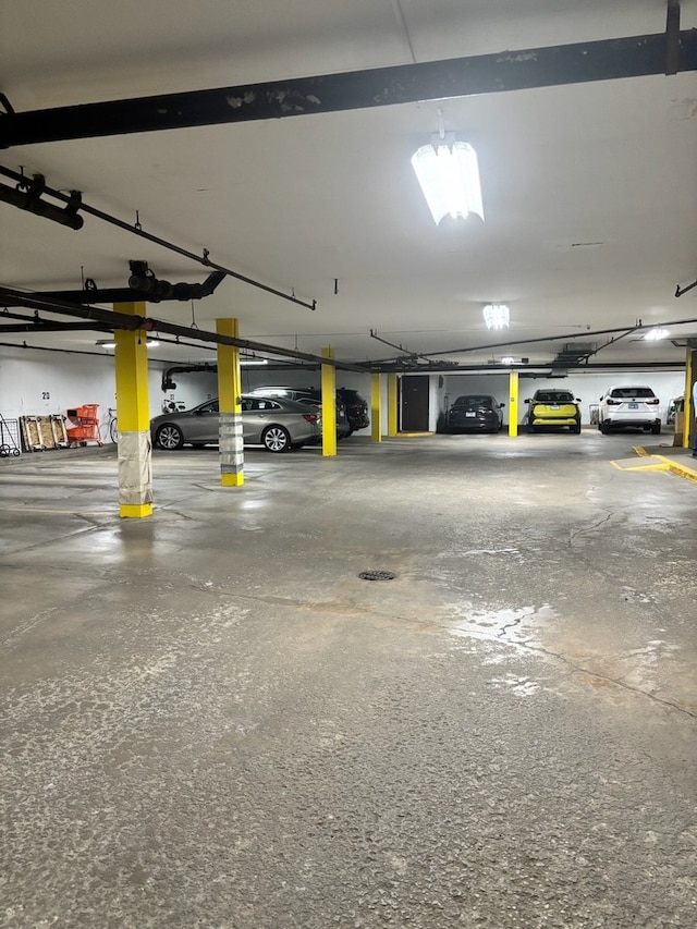view of parking deck