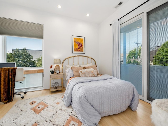 1729 W Potomac Ave, Chicago, IL 60622 - bedroom featuring wood finished floors and recessed lighting