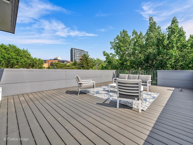 1729 W Potomac Ave, Chicago, IL 60622 - wooden terrace featuring an outdoor hangout area