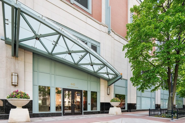 445 E N Water St Unit 2105, Chicago, IL 60610 - property entrance with french doors