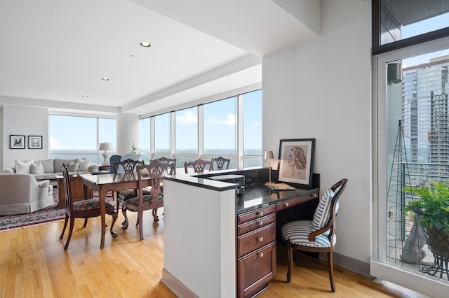 445 E N Water St Unit 2105, Chicago, IL 60610 - office space featuring plenty of natural light, light wood finished floors, and recessed lighting