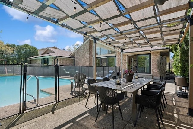 3726 Pebble Beach Rd, Northbrook, IL 60062 - view of pool with a pergola and a patio