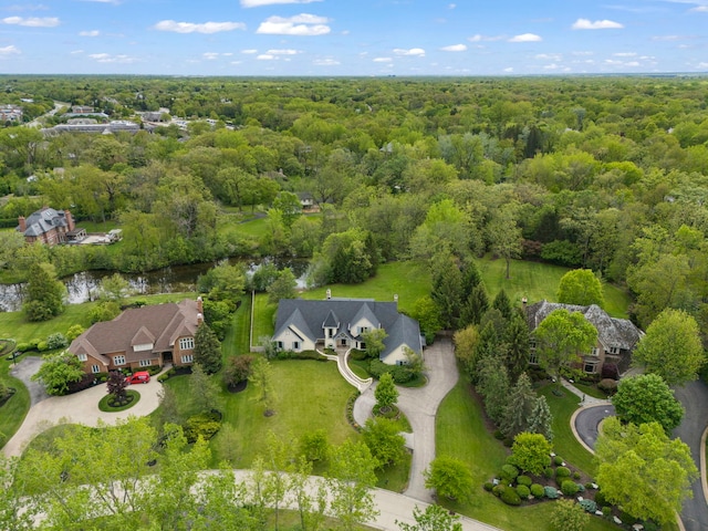1161 Gavin Ct, Lake Forest, IL 60045 - aerial view of a heavily wooded area