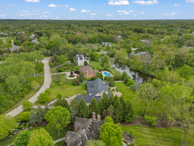 1161 Gavin Ct, Lake Forest, IL 60045 - bird's eye view of a heavily wooded area
