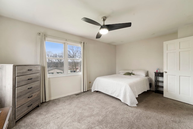 16040 Lockwood Ave, Oak Forest, IL 60452 - carpeted bedroom with ceiling fan and baseboards
