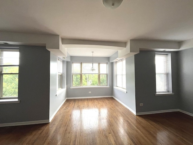 3118 W Douglas Blvd, Chicago, IL 60623 - unfurnished room with dark wood-style floors and baseboards
