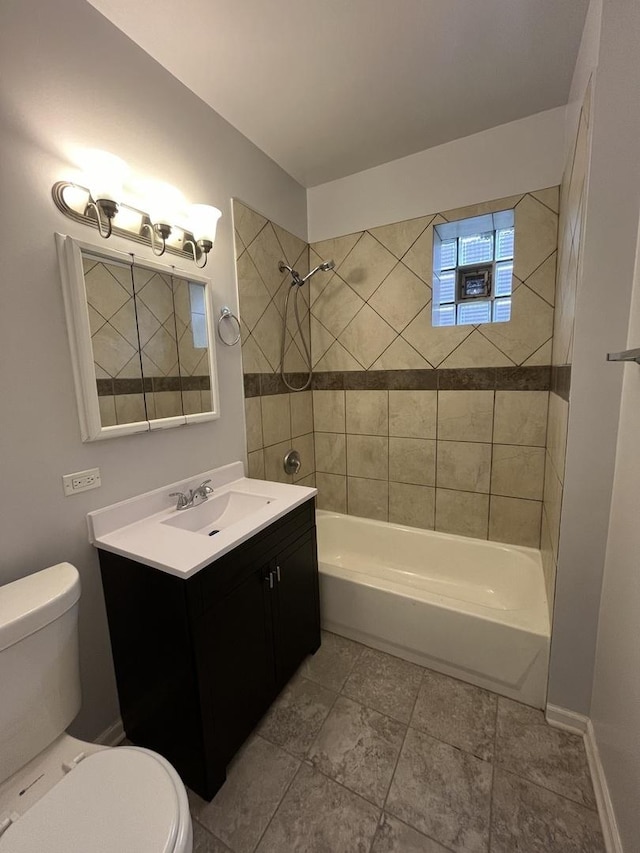 3118 W Douglas Blvd, Chicago, IL 60623 - bathroom with toilet, shower / bath combination, and vanity