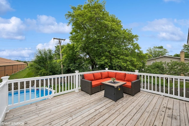 202 W Tanglewood Dr, Arlington Heights, IL 60004 - deck featuring an outdoor hangout area