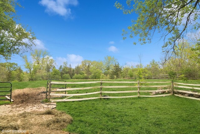 236 Steeplechase Rd, Barrington Hills, IL 60010 - gate featuring a rural view