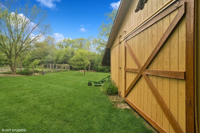 236 Steeplechase Rd, Barrington Hills, IL 60010 - view of green lawn with an outbuilding