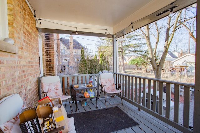 5236 N Mobile Ave, Chicago, IL 60630 - view of deck