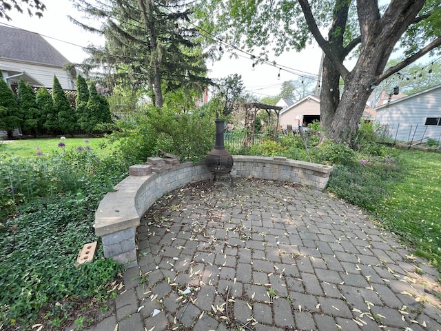 5236 N Mobile Ave, Chicago, IL 60630 - view of patio / terrace