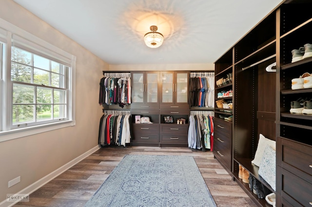 7500 US Highway 34, Oswego, IL 60543 - spacious closet featuring wood finished floors
