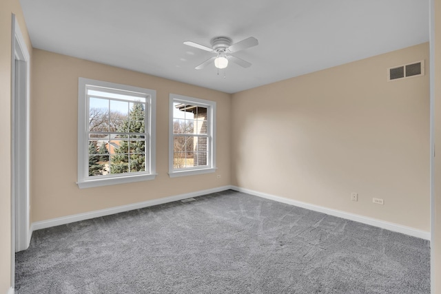 39W027 Dean St, Saint Charles, IL 60175 - carpeted empty room featuring baseboards and ceiling fan