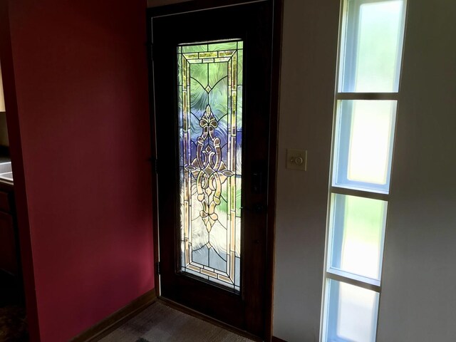 116 N Beech St, Princeton, IL 61356 - entryway featuring baseboards