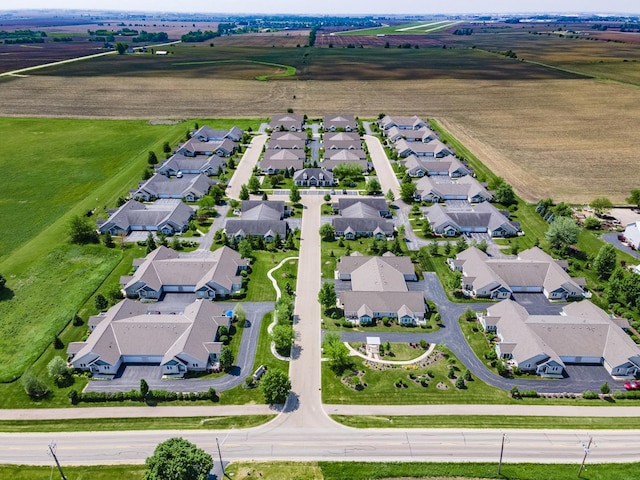 aerial perspective of suburban area