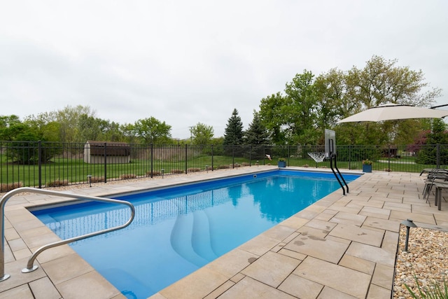 14445 W Walden Ln, Wadsworth, IL 60083 - view of pool with a patio area and fence