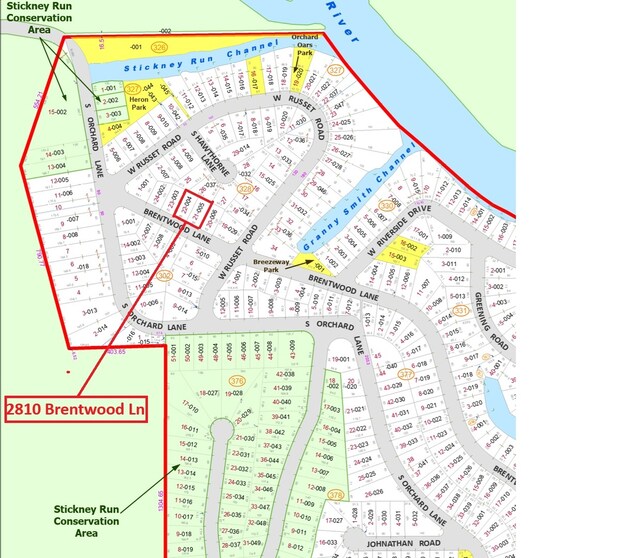 2810 Brentwood Ln, Mchenry, IL 60050 - map of parcels