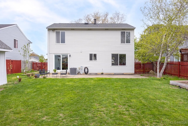 658 Cutter Ln, Elk Grove Village, IL 60007 - rear view of house featuring a patio area and central AC